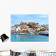 Colorful Ibiza Old Town Wall Decal