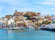 Colorful Ibiza Old Town Wall Decal