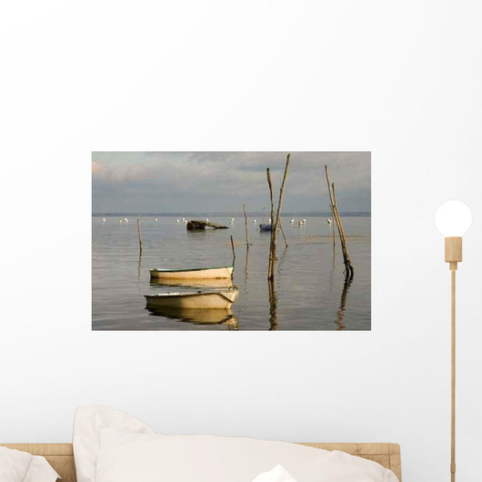 Boats Bay Arcachon Wall Decal
