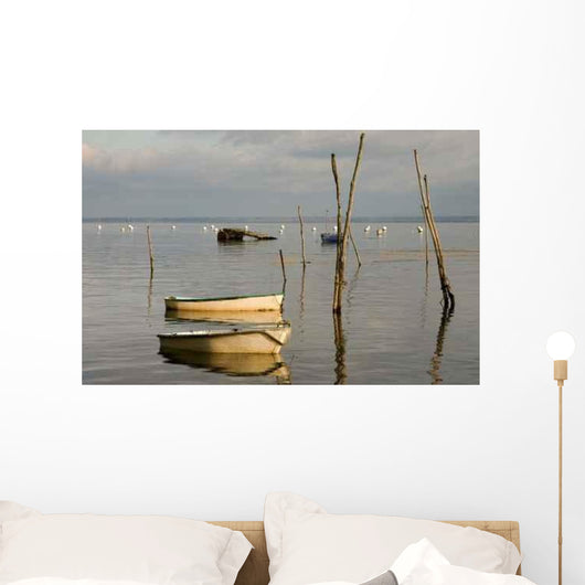 Boats Bay Arcachon Wall Decal