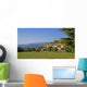 Paysage Village Aiguines Wall Decal