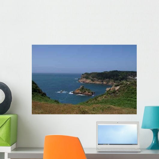 From Portelet Bay  Wall Decal Design 2