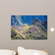 Ruins and terraces of Macchu Picchu landscape Wall Mural