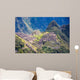Ruins and terraces of Macchu Picchu landscape Wall Mural