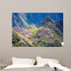Ruins and terraces of Macchu Picchu landscape Wall Mural