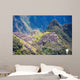 Ruins and terraces of Macchu Picchu landscape Wall Mural