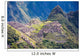 Ruins and terraces of Macchu Picchu landscape Wall Mural
