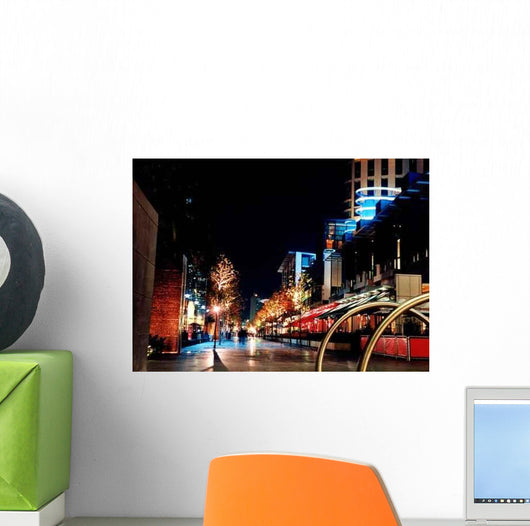 Southbank Promenade Night Wall Decal