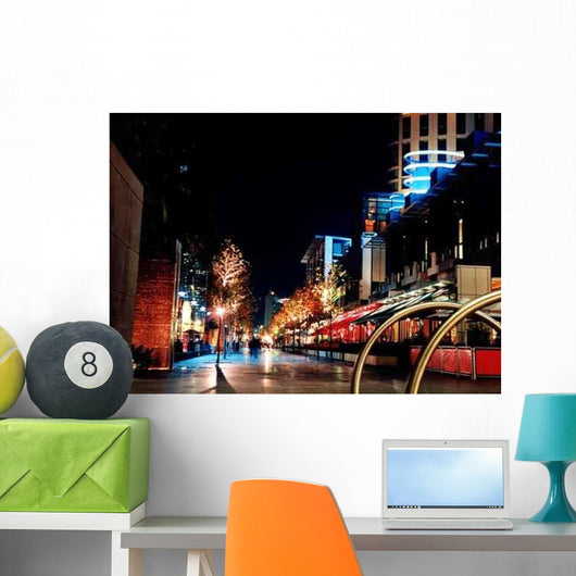 Southbank Promenade Night Wall Decal