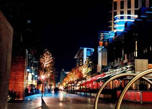 Southbank Promenade Night Wall Decal