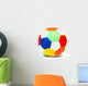 Colorful Soccer Ball Wall Decal