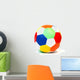 Colorful Soccer Ball Wall Decal