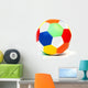 Colorful Soccer Ball Wall Decal