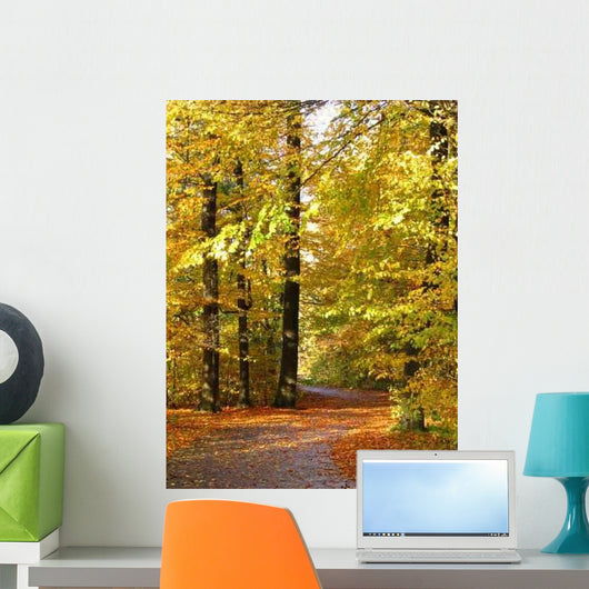 Autumn Forest Wall Decal Design 2
