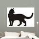 Black Cat Vector Icon Wall Decal