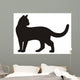 Black Cat Vector Icon Wall Decal
