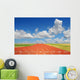 Running Track With Clouds Wall Mural
