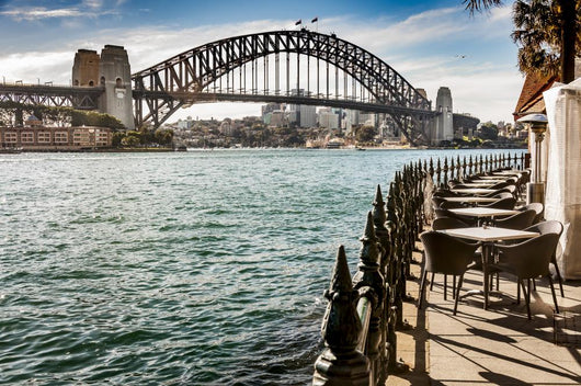 sydney bay and Bridge Wall Mural