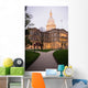 Night Falls Capital Building Wall Decal
