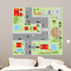 Top City Streets Roads Wall Decal