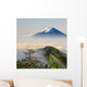 imageing of beautiful landscapes with green road and nice backgr Wall Mural