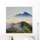 imageing of beautiful landscapes with green road and nice backgr Wall Mural