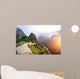 Machu Picchu - the UNESCO heritage in summer time with sunset Wall Mural