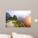 Machu Picchu - the UNESCO heritage in summer time with sunset Wall Mural