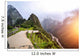 Machu Picchu - the UNESCO heritage in summer time with sunset Wall Mural