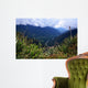View cloud mountains of Machu Picchu Wall Mural