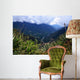 View cloud mountains of Machu Picchu Wall Mural
