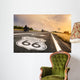Historic Route 66 Road Wall Decal
