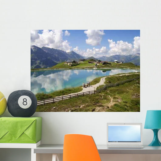 Mountain Panorama Wall Decal Design 3