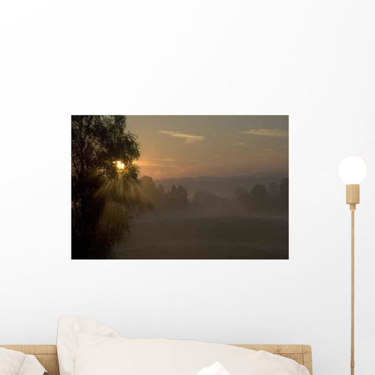 Dawn Countryside Wall Decal