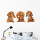 Three Dachshund Puppies Wall Decal