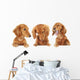 Three Dachshund Puppies Wall Decal