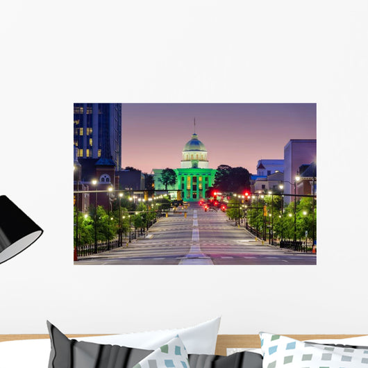 Montgomery Alabama Downtown Wall Decal