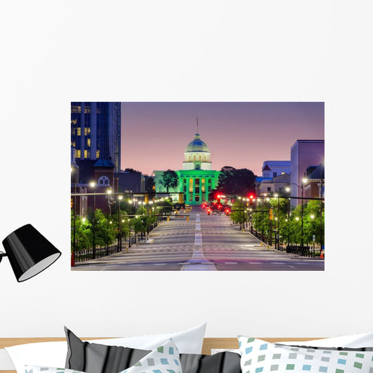 Montgomery Alabama Downtown Wall Decal
