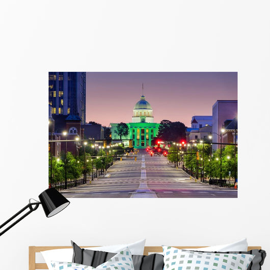 Montgomery Alabama Downtown Wall Decal
