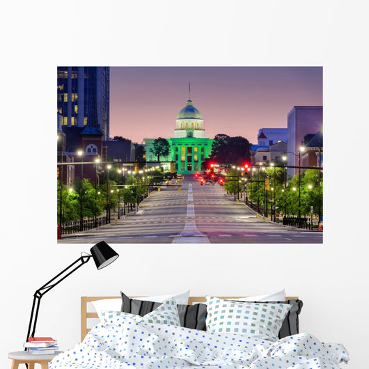 Montgomery Alabama Downtown Wall Decal