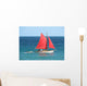 Little Red Boat Wall Mural