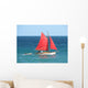 Little Red Boat Wall Mural