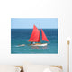Little Red Boat Wall Mural
