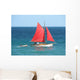 Little Red Boat Wall Mural