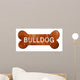 Bulldog 3D Rendering Rough Wall Decal