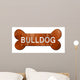 Bulldog 3D Rendering Rough Wall Decal