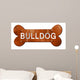 Bulldog 3D Rendering Rough Wall Decal