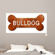 Bulldog 3D Rendering Rough Wall Decal