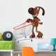 Dog Makes Shopping Wall Decal