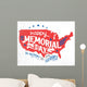 Happy Memorial Day Memory Wall Decal